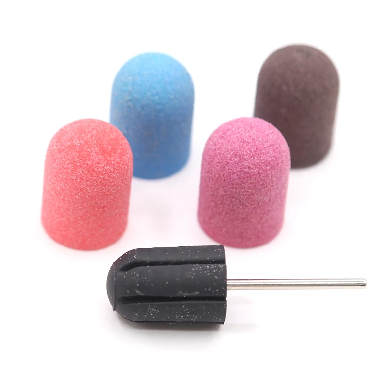 

5PCS 80#150# 240# Sanding Cap Cutter For Pedicure Set Apparatus for Manicure Sanding Band for Pedicure Polishing Accessories