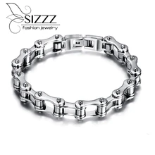 Мужские браслеты, велосипедная цепочка, 316L нержавеющая сталь, ювелирное изделие, Прямая поставка
