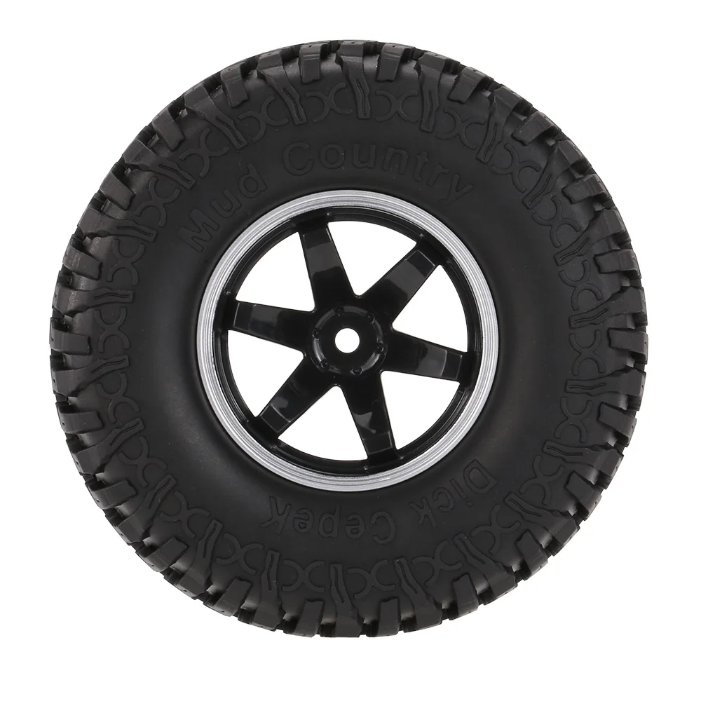 4Pcs for AUSTAR AX-3020C 1.9 Inch 103mm 110 Scale Tires with Wheel Rim for 110 D90 SCX10 CC01 RC Rock Crawler (12)