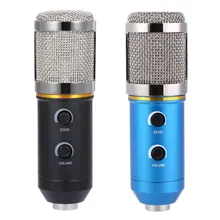 Оригинальный МК-F200TL Audio проводной микрофон 3.5 мм звук Запись конденсаторный микрофон Шок Держатель клип для КТВ караоке