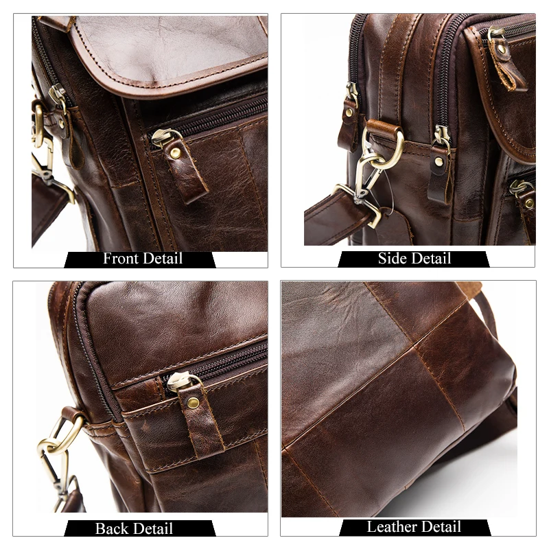 MVA Messenger Bag Men Shoulder Bag Male Genuine Leather Men's bags Man Small Flap Casual Crossbody Bags for men handbags 8870