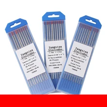 WT20 Tig сварки стержней торированный Вольфрам электродом профессиональные сварочные электроды 1,6/2,0/2,4/3,0/3,2/4,0*150 мм