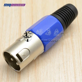 

10pcs-1000pcs Swiss Male Plug 3Pins XLR Microphone Connector Jack On Sale