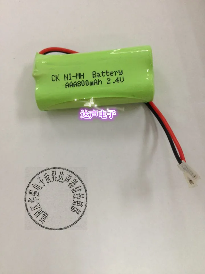 2,4 V № 7 никель-металл-гидридного аккумуляторная батарея 800 мА NI-MH AAA комбинированный Электрический телефон Перезаряжаемые литий-ионный аккумулятор
