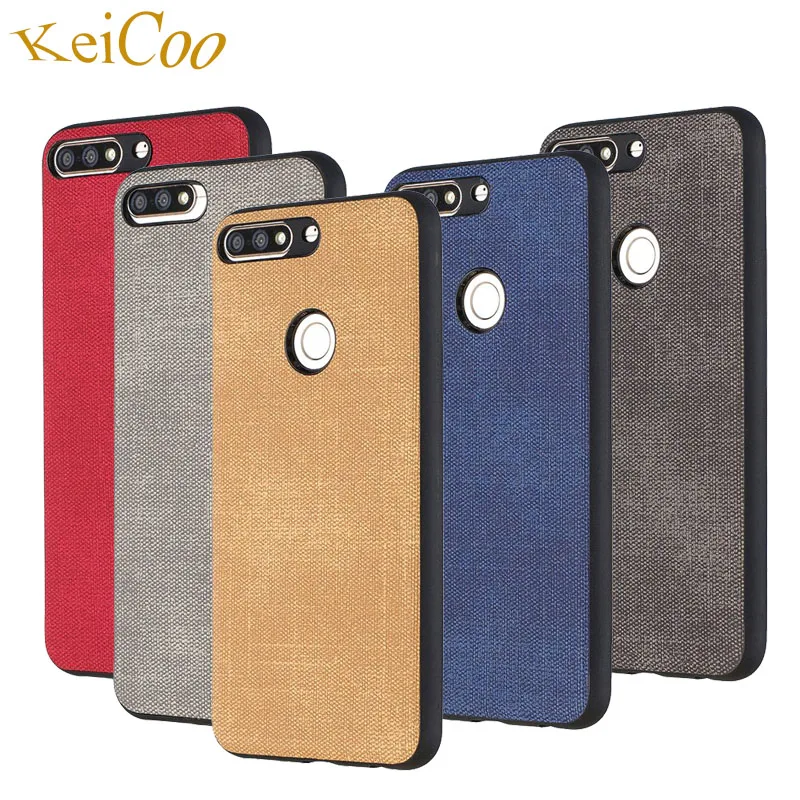 

Jeans Texture Series Soft TPU Cases For HUAWEI Y5 Y5Prime 2018 Y6 Y6Prime 2018 Y7 Y7Pro Y7Prime 2018 Case Ultra-thin Covers Art