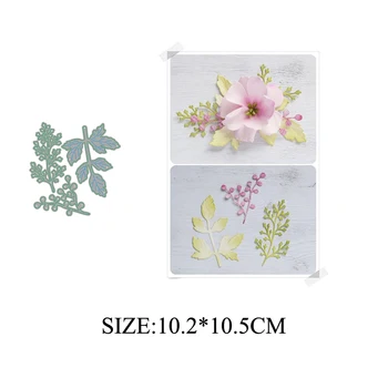 

Flowers and leaves 2019 NEW Metal Cutting Dies Scrapbooking for Card Making Photo Album DIY Embossing Cuts Lucky Goddess Craft