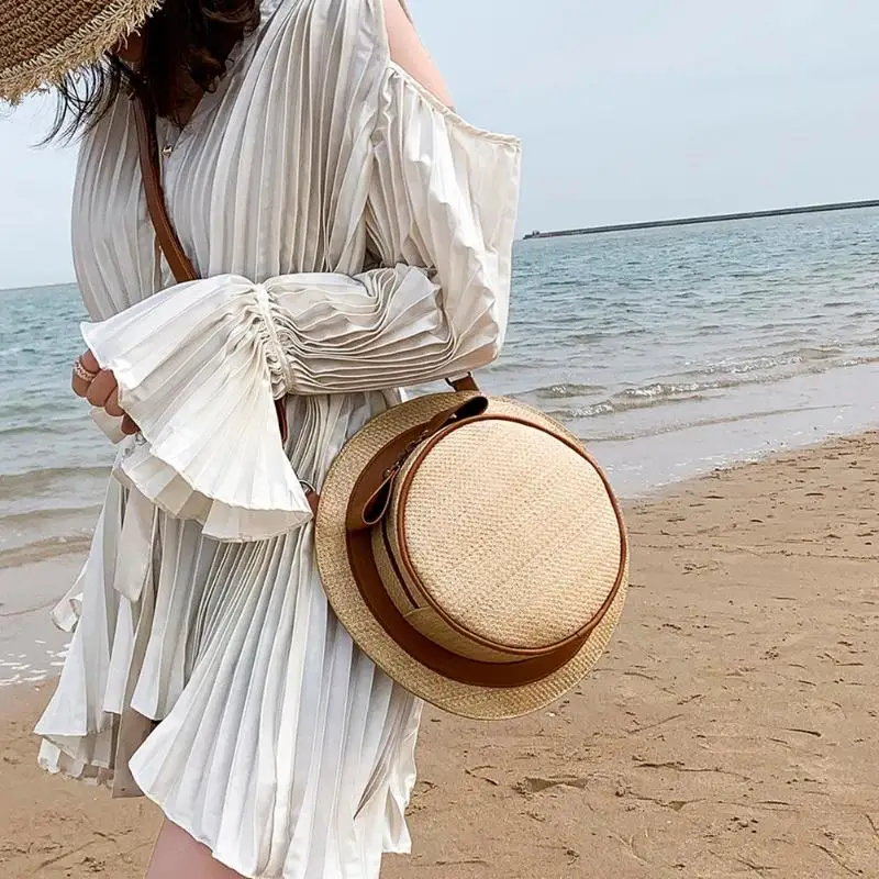 HatShape соломенная сумка через плечо летние пляжные женские сумки маленькая сумка
