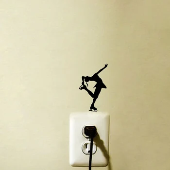

Modern Figure Skating Fashion Sports Switch Sticker Wall Decal 5WS0953