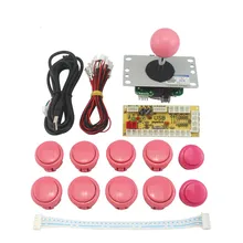 Нулевая задержка джойстика Комплект Аркады своими руками кнопка+ ДЖОЙСТИК+ USB энкодер+ Проводная жгут USB контроллер для Аркады MAME аркадная игра