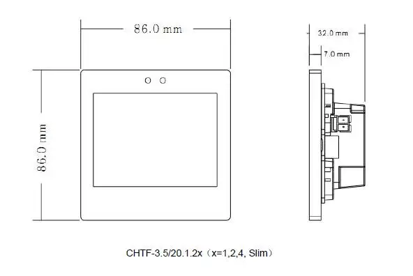 3.5 inch slim dimension