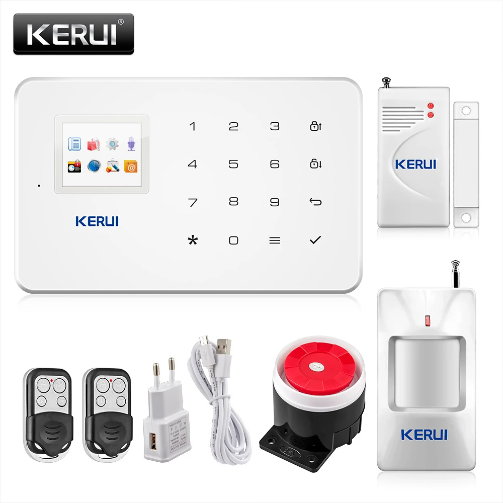 bilder für KERUI G18 GSM Sicherheitssystem Alarmanlage Hause Drahtlose Magnetische Fenster Sensor + Bewegungsmelder Android/iOS App control bilder für KERUI G18 GSM Sicherheitssystem Alarmanlage Hause Drahtlose Magnetische Fenster Sensor + Bewegungsmelder Android/iOS App control