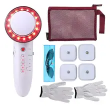 6 в 1 RF ультразвуковая кавитация EMS массажер для похудения тела антицеллюлитный массаж сжигатель жира инфракрасное массажное устройство