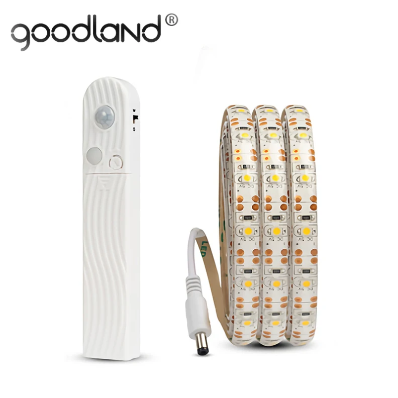 

Waterproof Night Light Wireless Motion Sensor Light 1M 2M 3M Flexible LED Strip Lamp for Kitchen Bedroom Closet Wardrobe Stairs