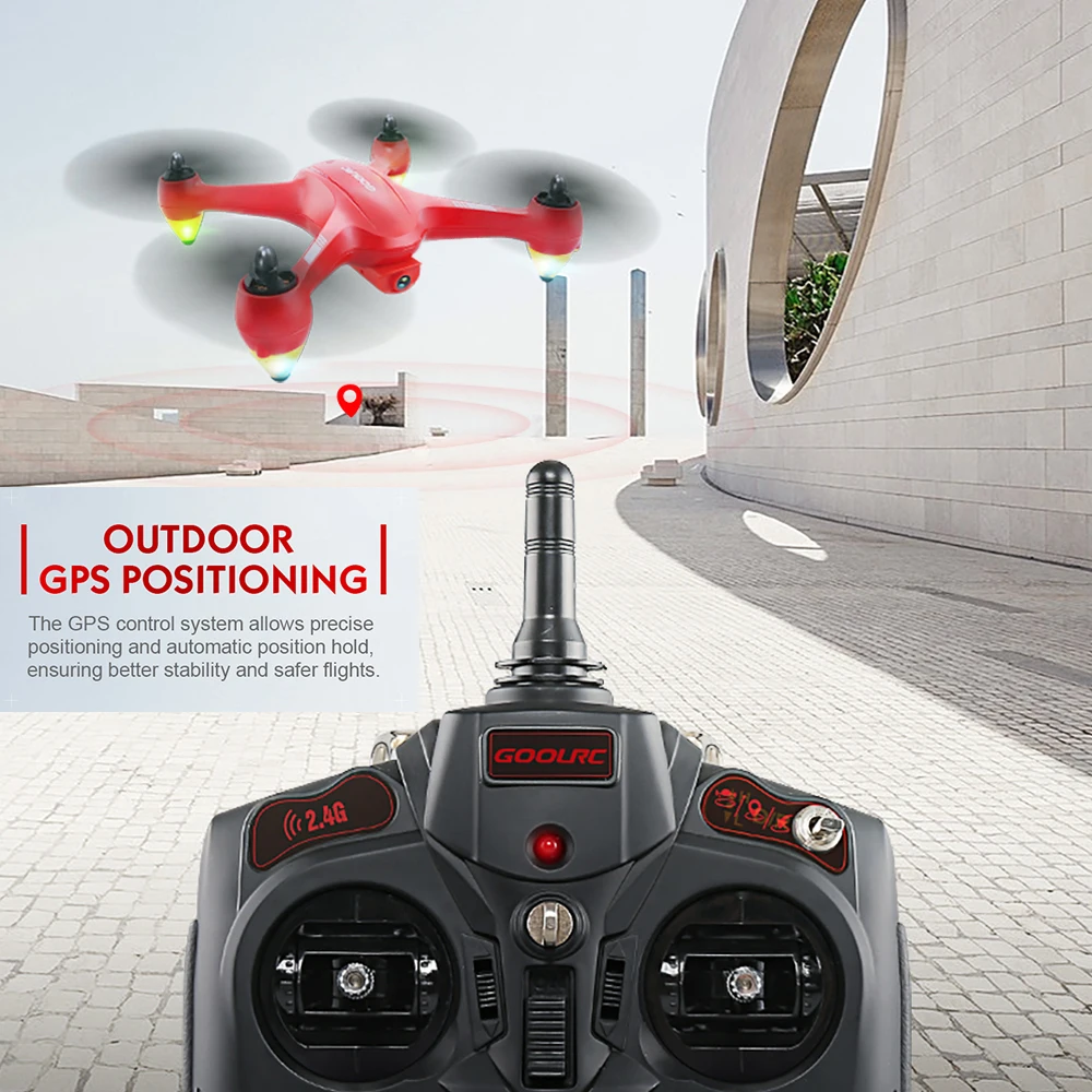  1 2.4G 4CH 1080P HD Camera Drone Professional RC Quadcopter Wifi FPV One-key Return Altitude Hold GPS Selfie Drone (13)