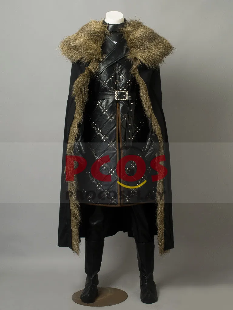 

Game of Thrones Season 7 Jon Snow King of The North Cosplay Costume mp003834