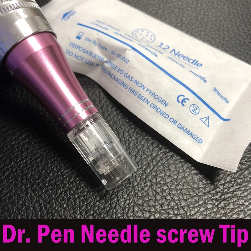 

20PCS Electric Derma Pen Needles 9 12 36 42 pin MYM Cartridge For Auto Derma Pen Dr. Pen Needle screw Tip