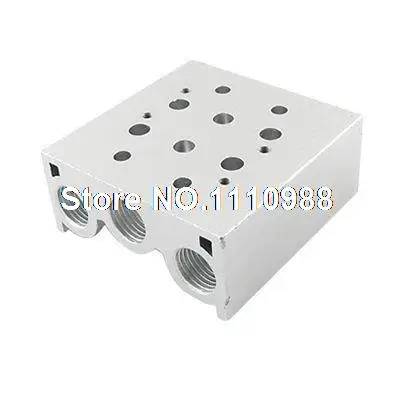 

Mounting Parts Air Pneumatic Solenoid Valve Base 2 Rows