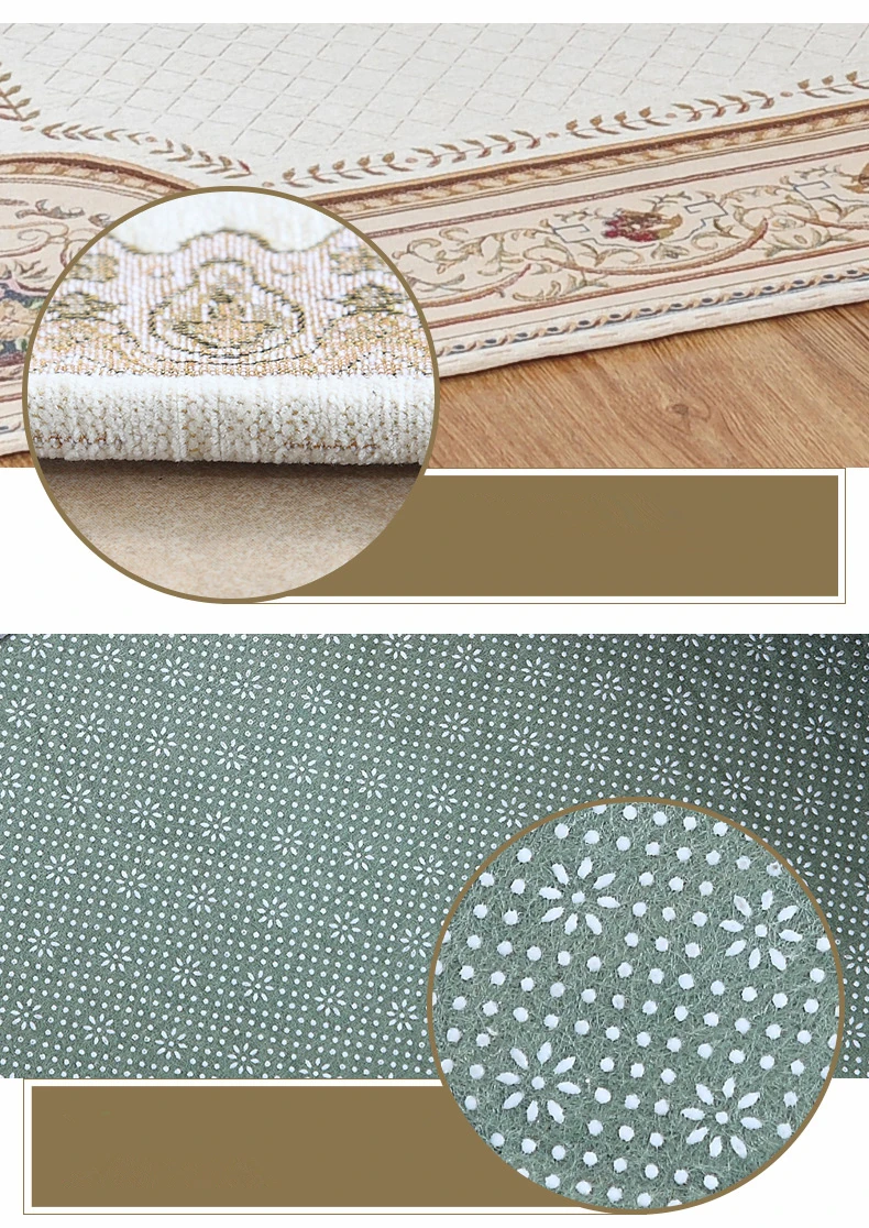 Европейский стиль большой ковер для гостиной цветочный ковер килим для спальни детская комната Роскошный Нежный полиэстер мягкий домашний коврик