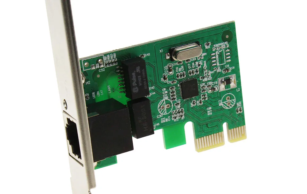 Гигабитный Ethernet LAN низкопрофильный PCI Express(PCIe) сетевой контроллер карты 10/100/1000M RJ-45 RJ45 LAN адаптер конвертер для ПК