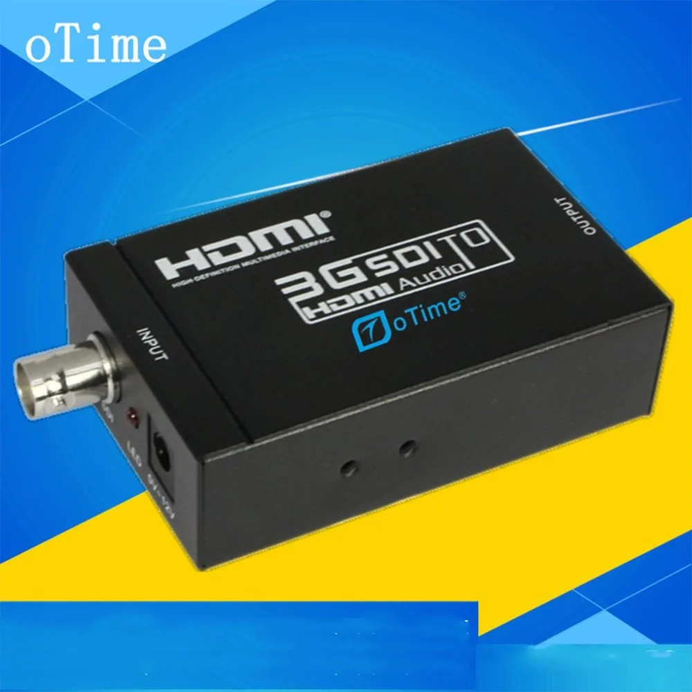 Мини Портативный SDI в HDMI конвертер адаптер Поддержка HD-SDI/3G-SDI сигналы, показывающие на HDMI дисплей видео конвертер