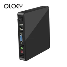 Mini PC Intel Celeron 1007U Micro Desktop Computer 4GB DDR3L 60GB SSD Windows 10 Gigabit Ethernet 300M WiFi HDMI VGA 5*USB