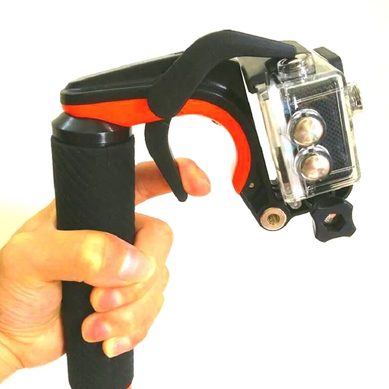 

New Shutter Trigger Floating Grip Handle Stick and Waterproof Case For SJCAM SJ4000/SJ9000 C30 C30R EKEN H9 H9R Action Camera