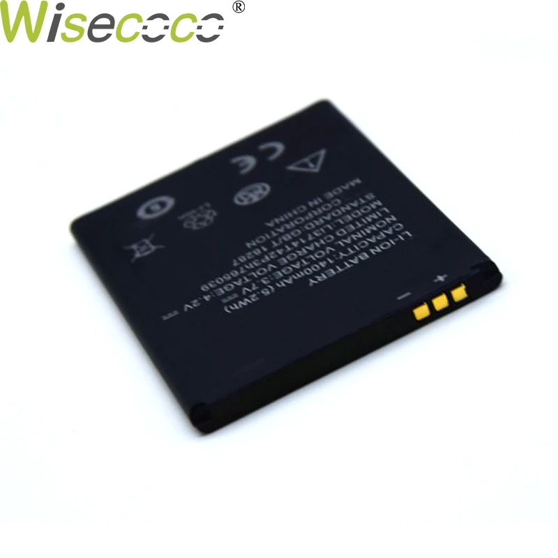 WISECOCO 2 шт. новый оригинальный аккумулятор 1400 мАч Li3714T42P3h765039 для ZTE Blade Q3 T230 AF3 T220 A3 T221