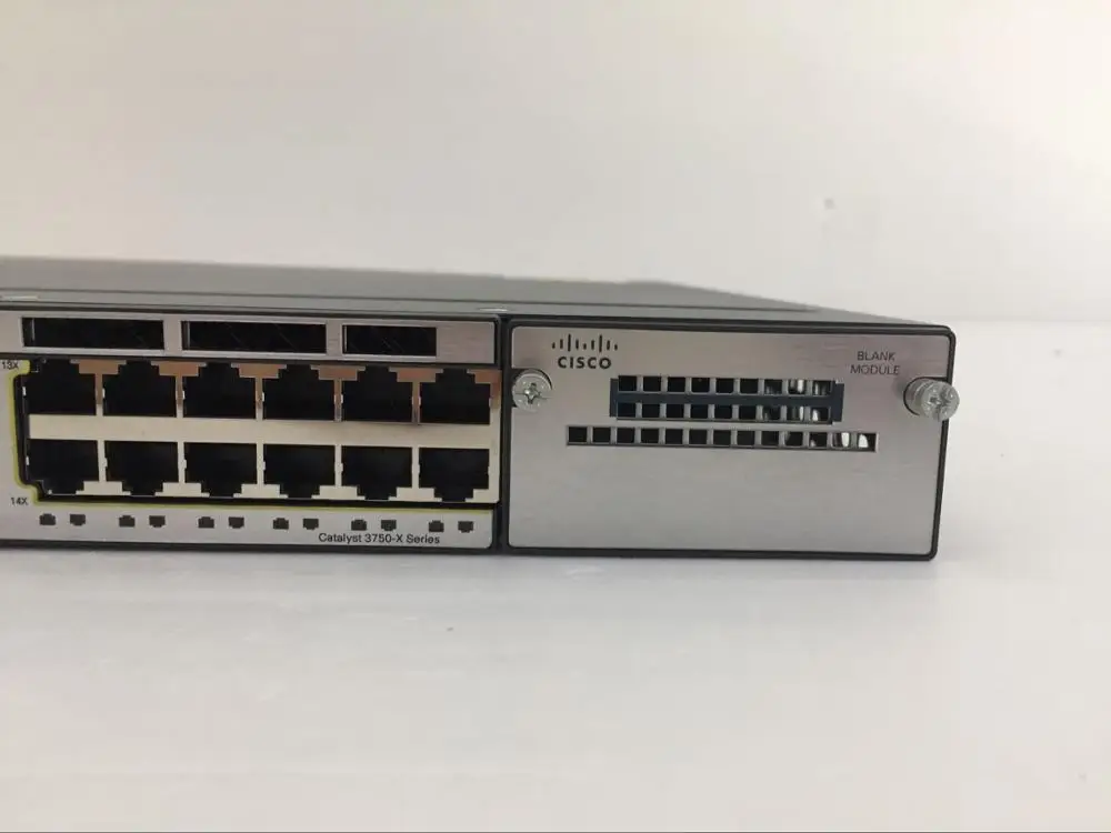 Запечатанный WS-C3750X-24T-E катализатор C3750X 24 Порты и разъёмы Gigabit Ethernet-коммутатор