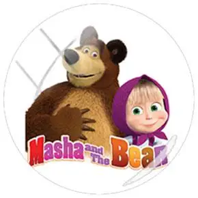 MS87 JWEIJIAO мультфильм аниме Litte девушка и животное большой коричневый Медведь DIY стекло кабошон узор купол демонстрационная плоская задняя часть ювелирных изделий - Цвет: MS87