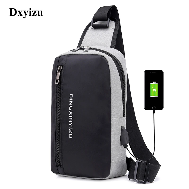 

Crossbody Bags for Men Messenger Chest Bag Pack Casual Bag Waterproof Nylon Male Single Shoulder Strap Pack 2019 New Fashion