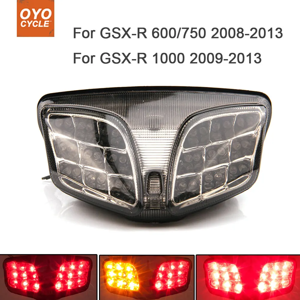

Motorcycle Integrated LED Tail Light Brake Turn Signal Blinker For Suzuki GSXR1000 GSXR750 GSXR600 GSX-R1000 GSX-R600