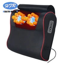 HFR-858-5E Health Forever Brand Electric Shiatsu Kneading Rolling Neck Back Waist Full Body 6 Balls Massage Pillow Cushion