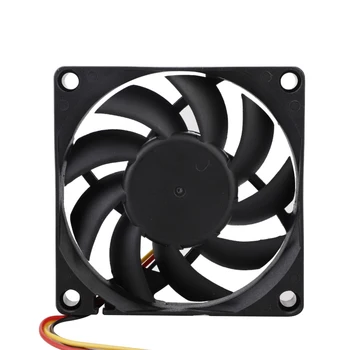 

12V 3pin Silent Cooling Case Fan Quiet 70x70x15mm for Computer PC CPU