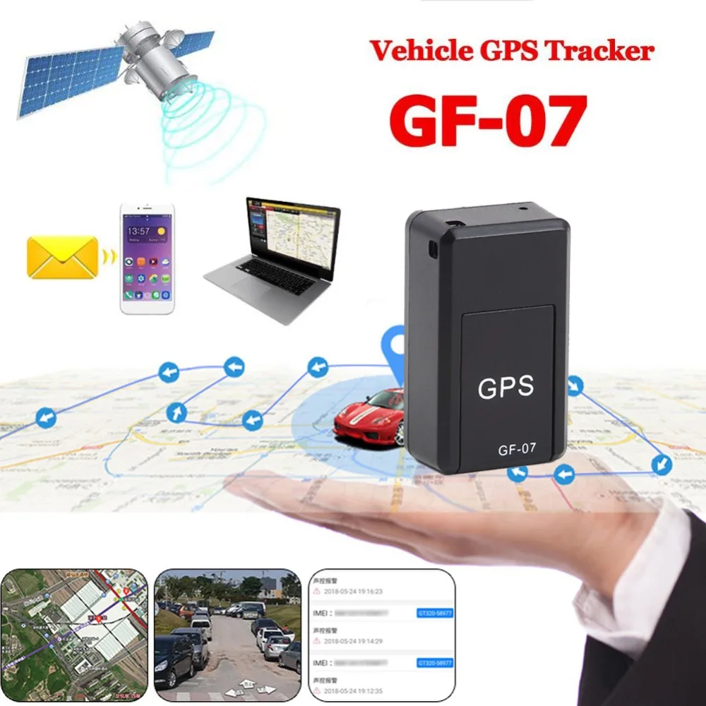 البسيطة المحمولة GSM/جهاز تتبع بنظام خدمة الحزمة العامة الراديوية (GPRS) GF07 جهاز تعقب الأقمار الصناعية المواقع ضد سرقة ل سيارة دراجة نارية مركبة ...