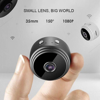 

Mini HD 1080P Wireless WiFi Camera Home Security IR Night Vision IP Camera CCTV Motion Detection Baby Monitor Remote Monitor