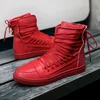 Top Quality Pu Leather Men High Top Shoe 4