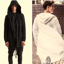 Мужская одежда с капюшоном в стиле хип-хоп, мантия, пальто, толстовки, свободные свитшоты с длинными рукавами, плащ, осенняя зимняя верхняя одежда, NYZ Shop