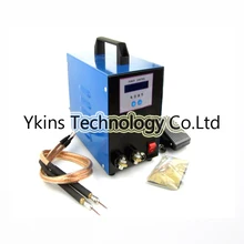 ЖК-дисплей 18650 Аккумуляторный аппарат для точечной сварки машина педали указка типа ручной сварочный аппарат 220 В