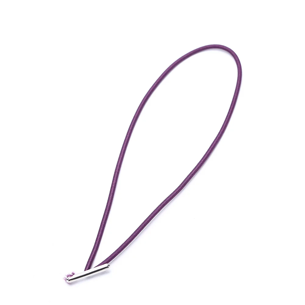 Эластичный шнурок Банджи шнур красочный ремонт резиновый ремешок аксессуар для ноутбука путешественника - Цвет: Purple