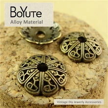 Boyute (200 peças/lote) 4*13mm liga de zinco bronze antigo chapeado grânulo caps diy jóias descobertas acessórios jóias atacado