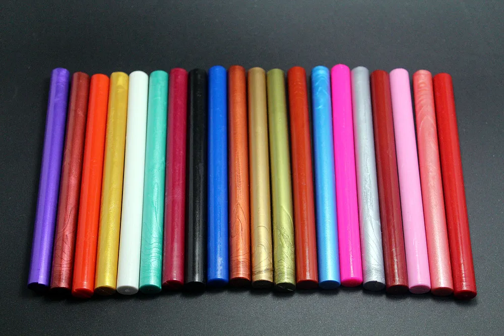 Палочки восковые круглые для клеевого пистолета 25/20/15/10 шт.|sealing wax sticks|wax stickcard stamps |