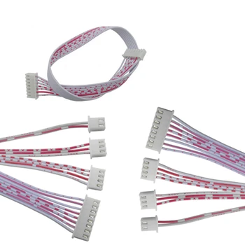 

100Pcs 30cm 2P/3P/4P Double XH2.54 Header AWG26 Red White Wire Cable