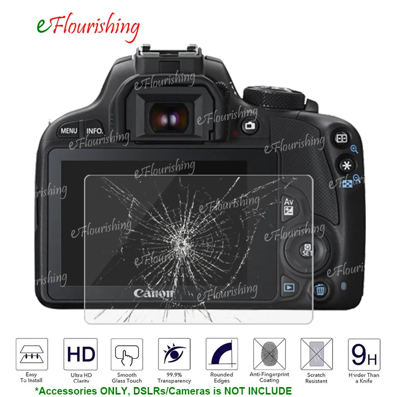 Для Canon PowerShot G1X Mark II G1X2 EOS M3 M5 M10 100D Rebel SL1/поцелуй X7 DSLR Экран протектор Закаленное