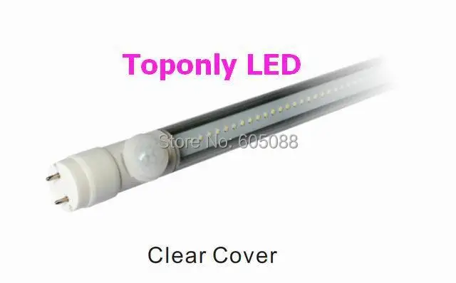 

18w led pir sensor tube light T8 two ways of sensing good quality with 5year warranty AC100-265V 100pcs/lot DHL free shipping