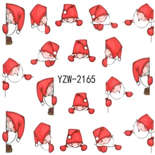 YWK Рождество дизайн ногтей переводная наклейка для нейл-арта татуировки Советы DIY Инструменты 2165