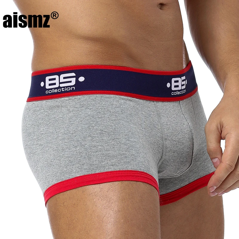 

Aismz Brand Sexy Man Underwear Boxer Men Cotton Underpants Fashion Design Male Men comfortable panties shorts boxer BS138