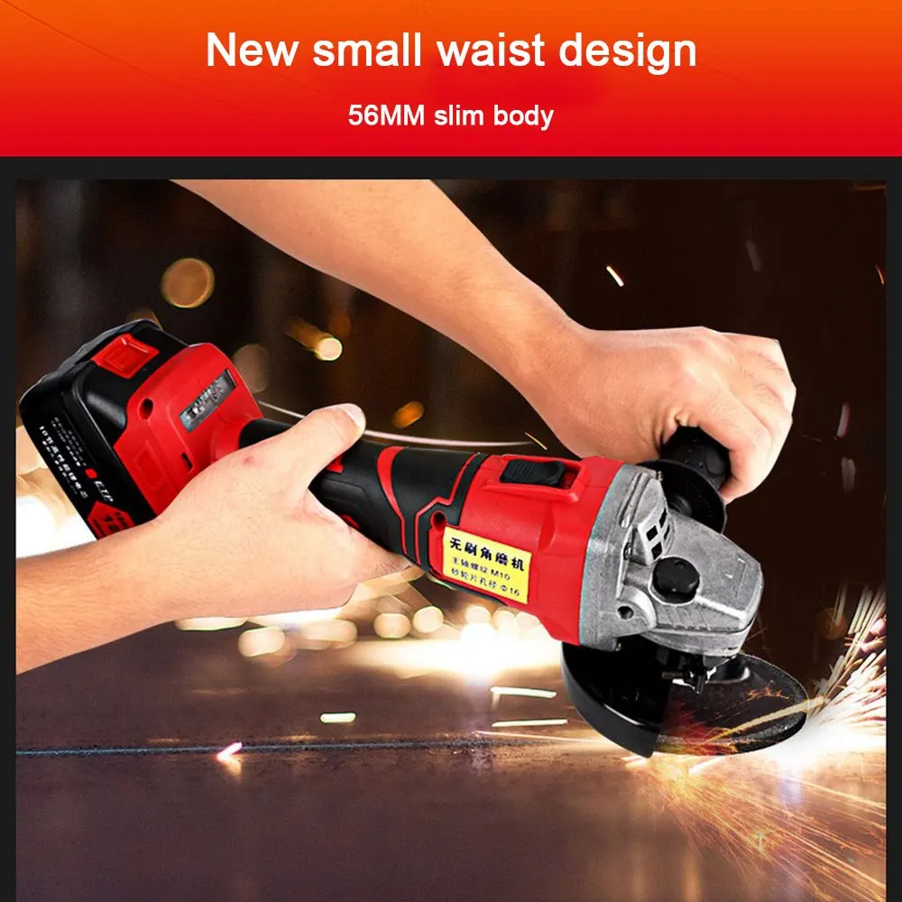 

860W Angle Grinder 12V Cordless Lithium-Ion 4000mAh Grinding Machine Grinder Angle Electric Grinder Grinding Power Tools
