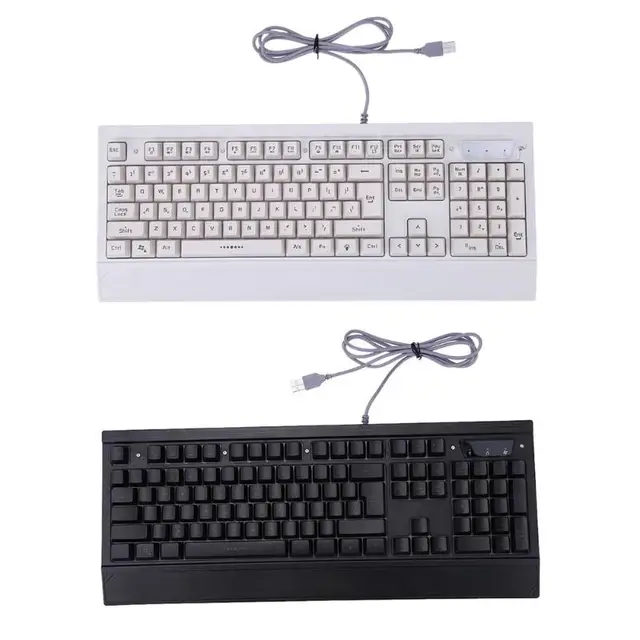 Best Price UN2F Backlight Colorful Professional Gaming Keyboard Ergonomic USB Wired Gamer Keyboard for PC Computer Laptop