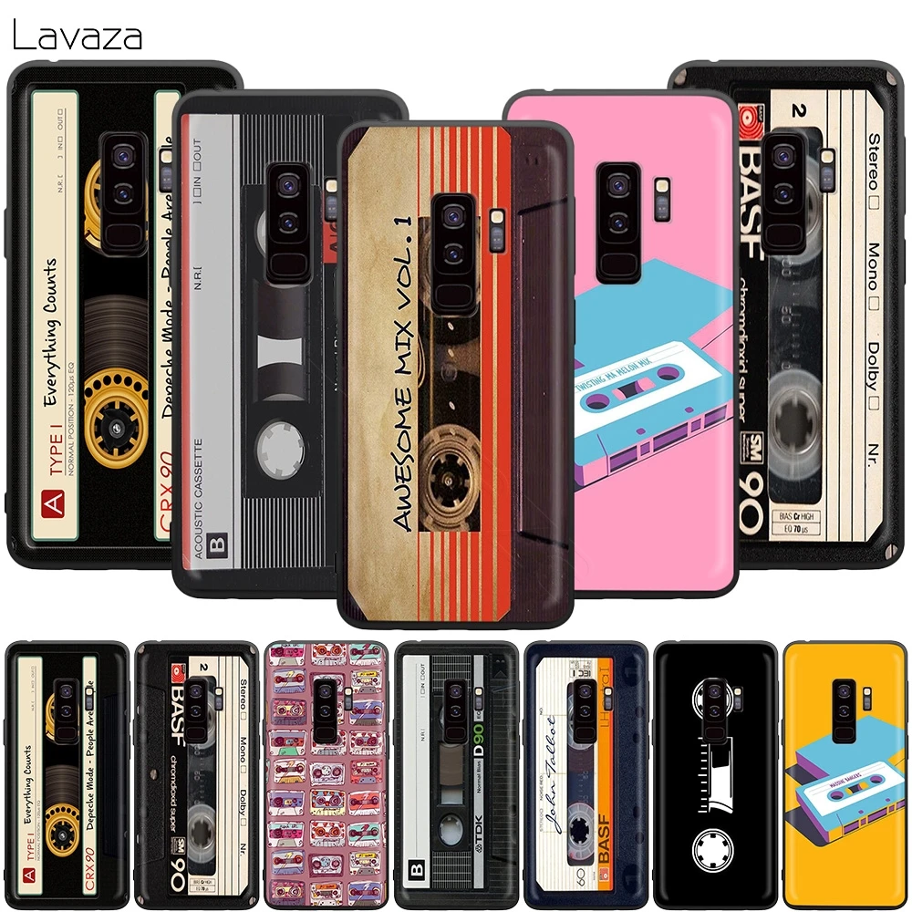 

Lavaza Original Retro Cassette Tape Case for Samsung Galaxy J6 A9 A8 A7 A70 A6 A5 A50 A40 A30 A3 A10 2018