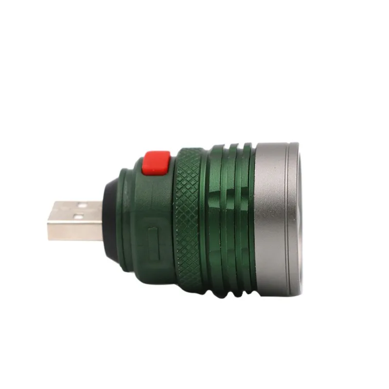 Мини USB портативный фонарь с зарядкой из алюминиевого сплава жесткий светильник